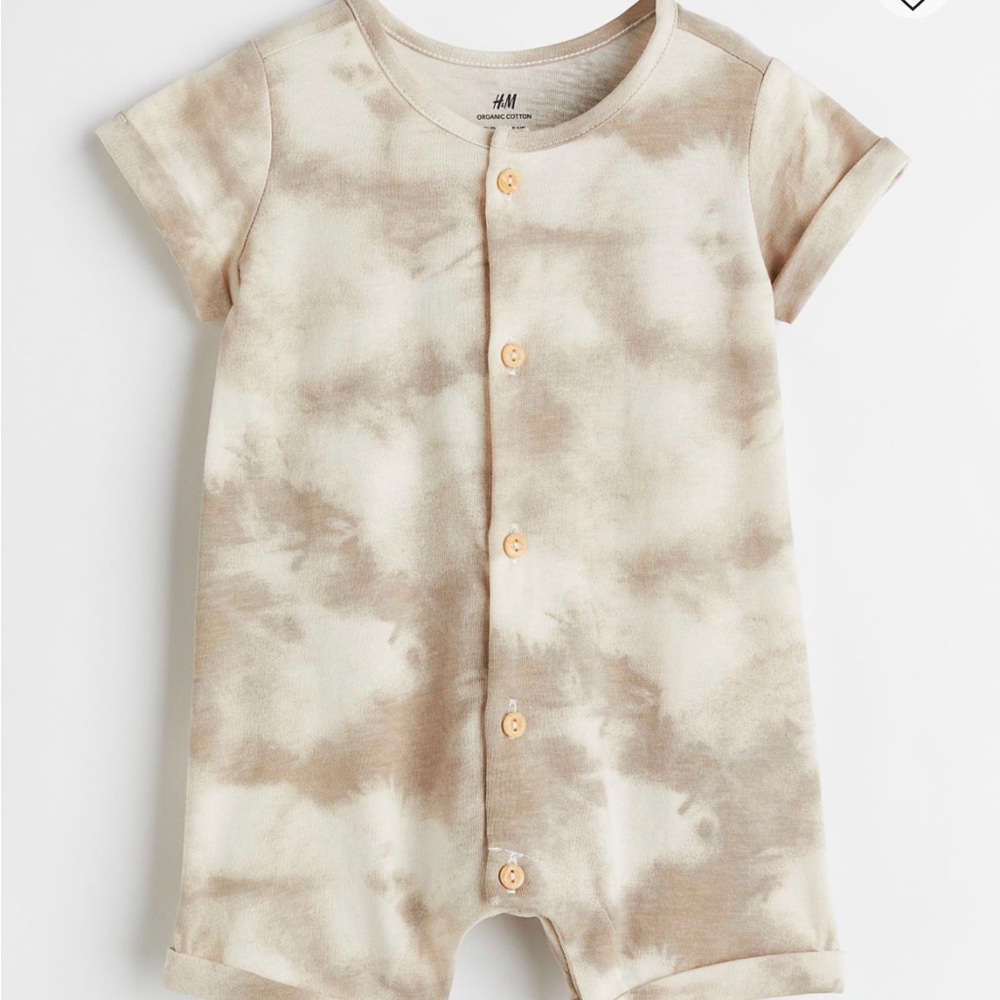 3M H&M Beige TieDye shortie one-piece